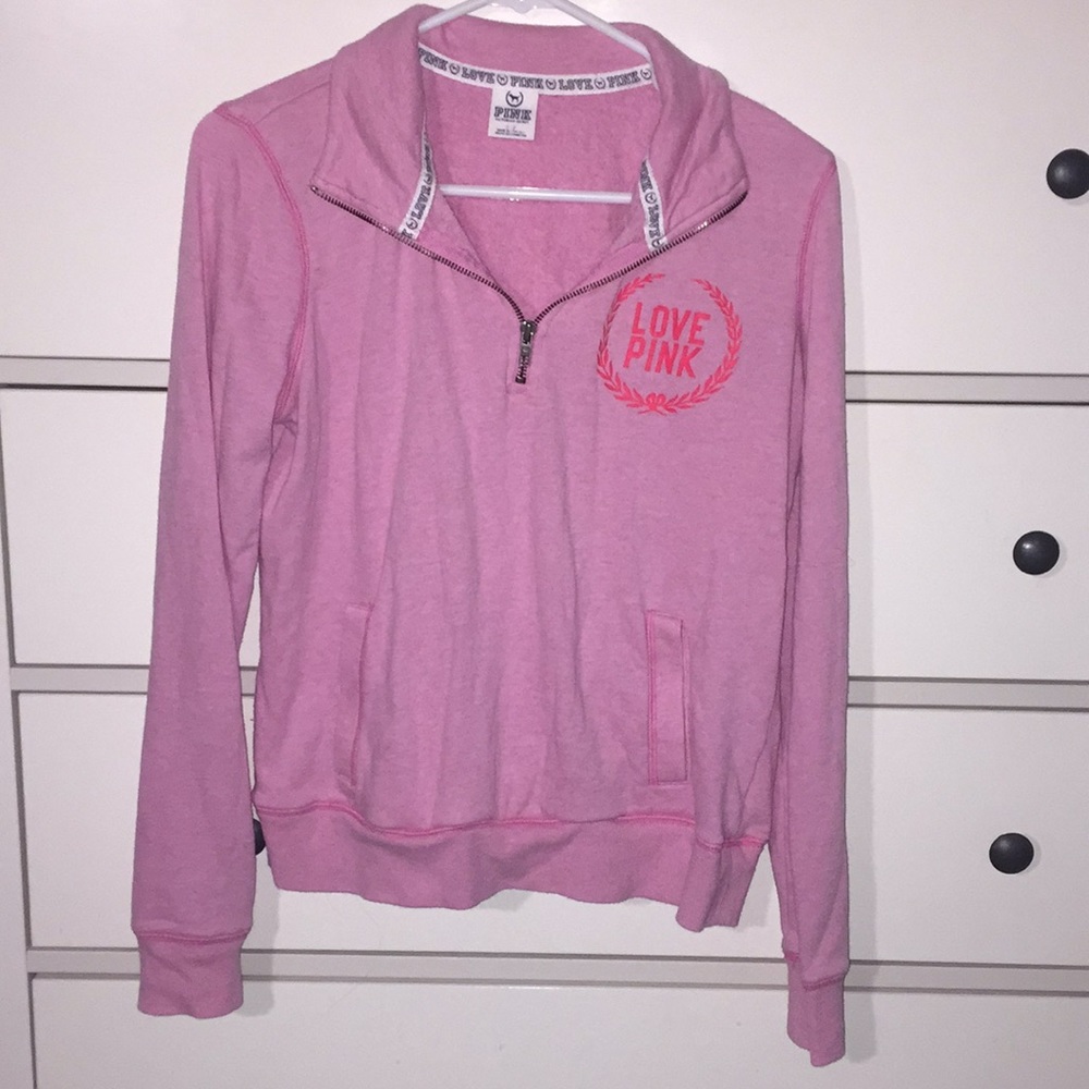 VS Pink quarter zip